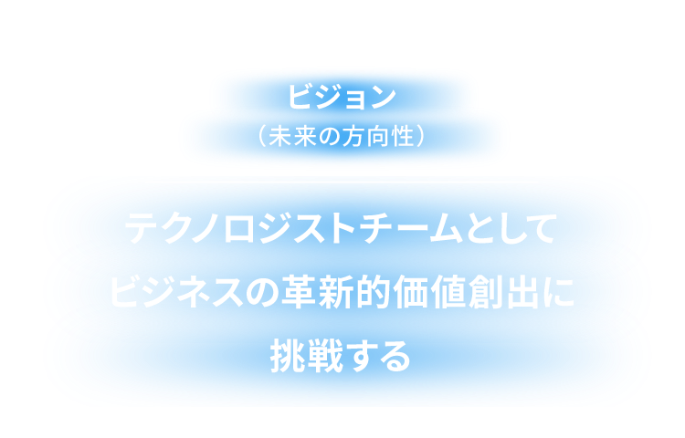 テクノロジストチームとしてビジネスの革新的価値創出に挑戦する